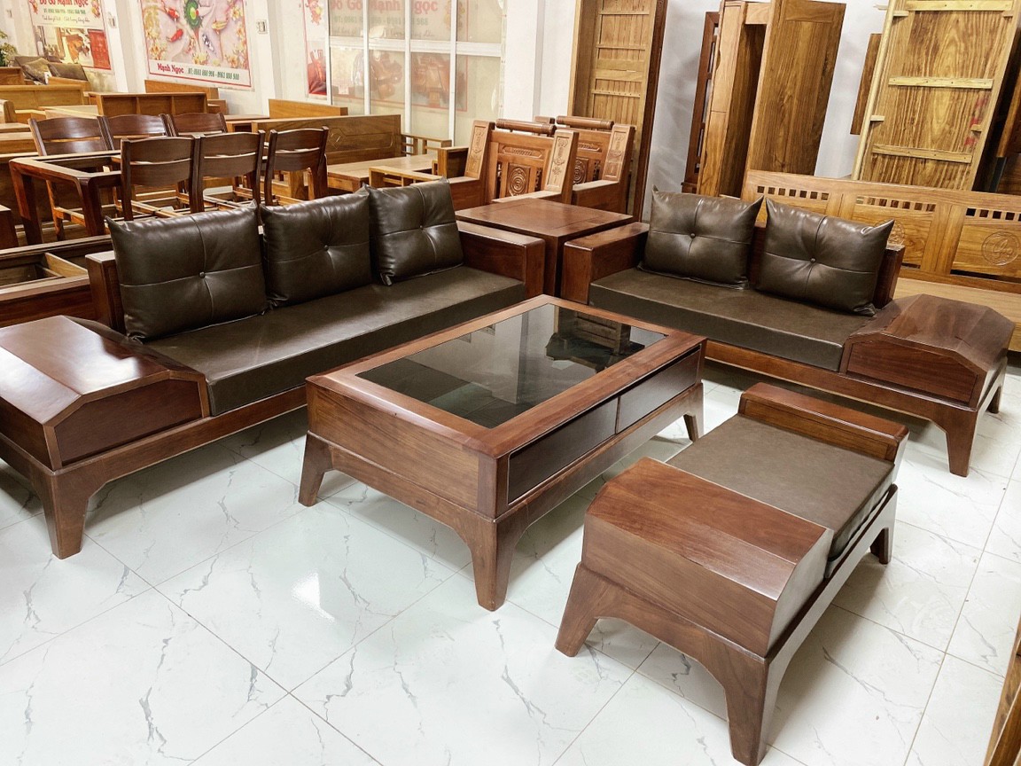 Sofa Gỗ Phòng Khách Cao Cấp SFTT06